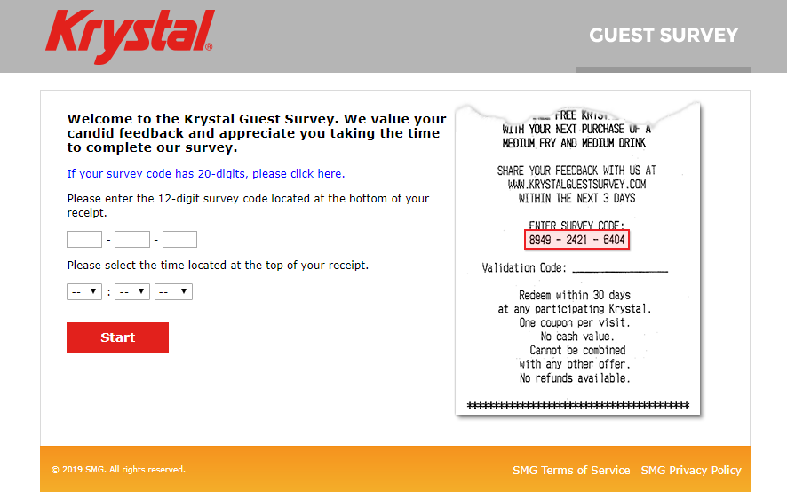 Krystal-Guest-Survey-Welcome