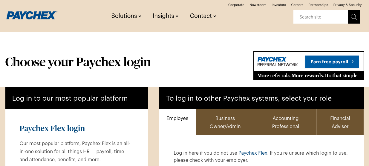 Paychex Flex Logo