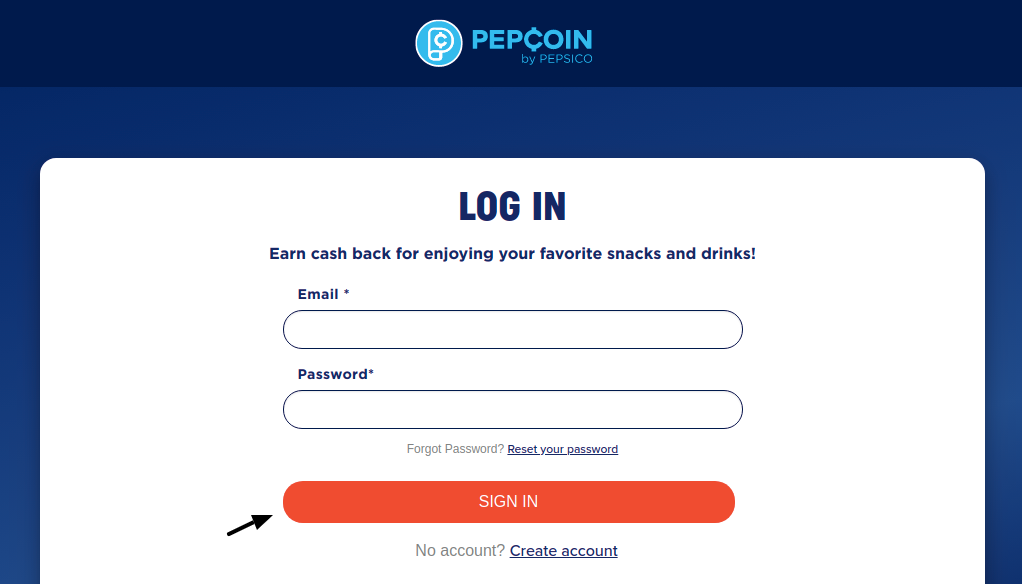 PepCoin by PepsiCo Sign in
