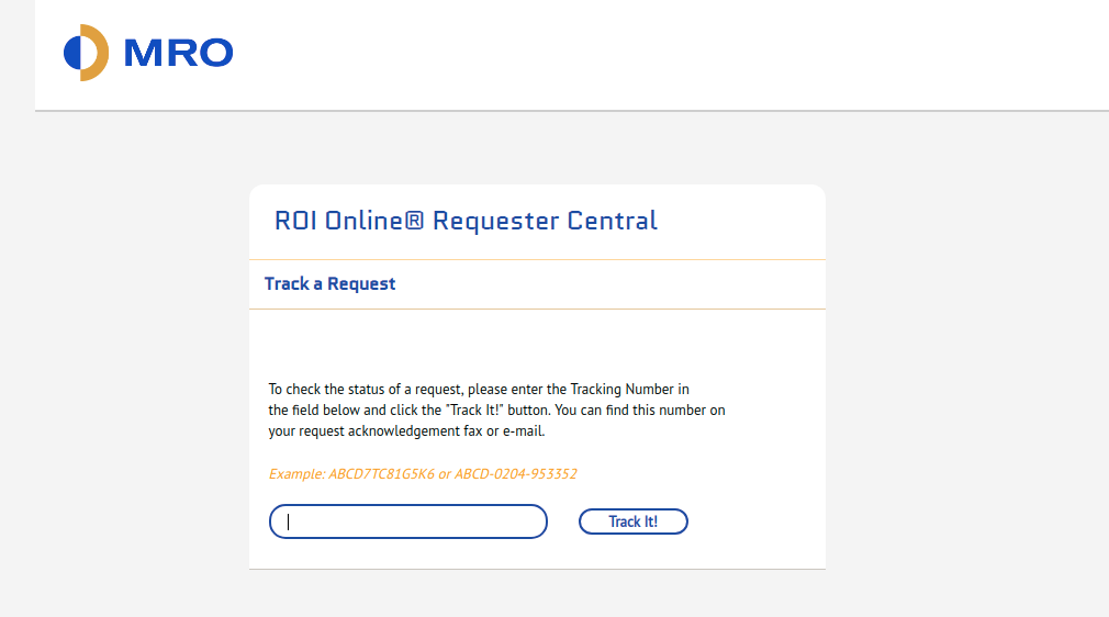 ROILog Track a Request