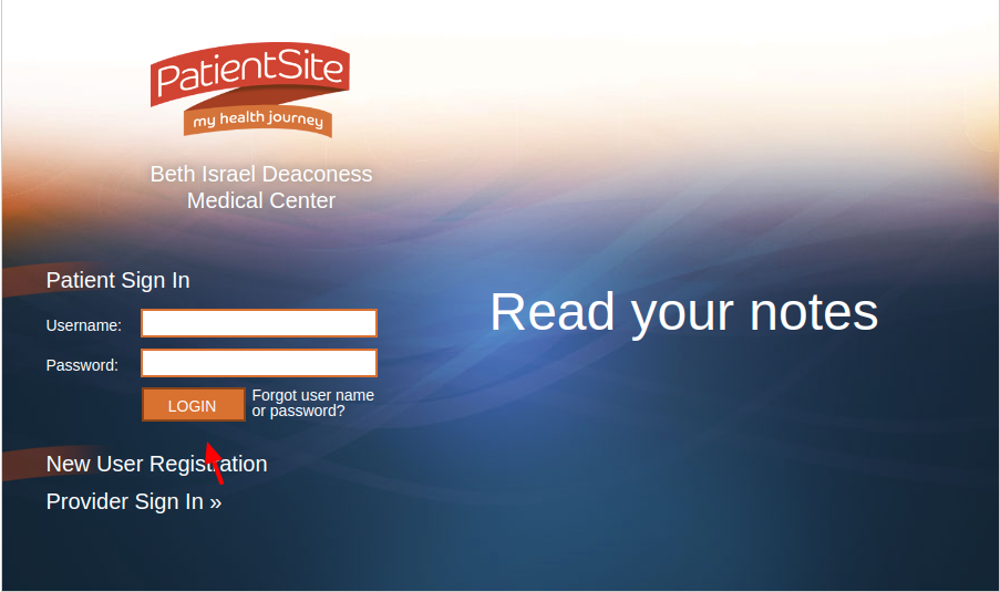 Beth Israel Deaconess Medical Center Login