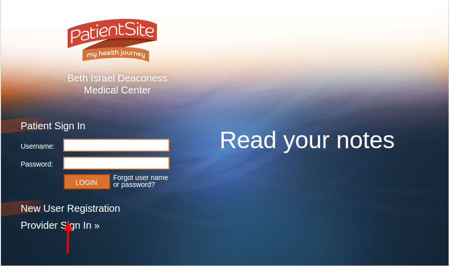 Beth Israel Deaconess Medical Center Register