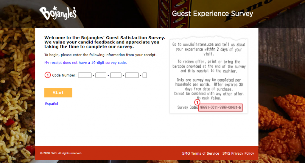 Bojangles Guest Experience Survey