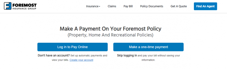 payment on your Foremost Insurance policy