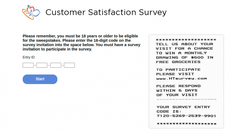 Harris Teeter Customer Survey logo