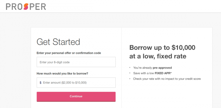 Prosper loan Apply