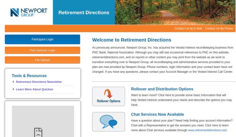 PNC retirement login
