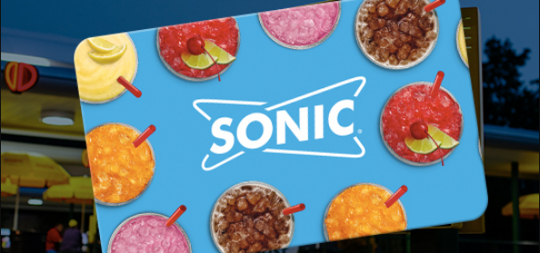 Sonic Drive In Gift Cards Logo