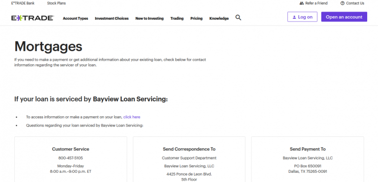 ETrade Mortgage Logo