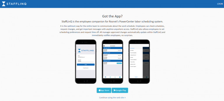 stafflink employee portal
