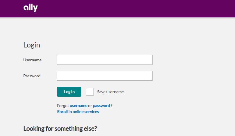 Ally Login