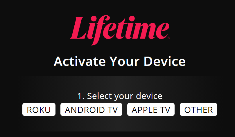 mylifetime activate